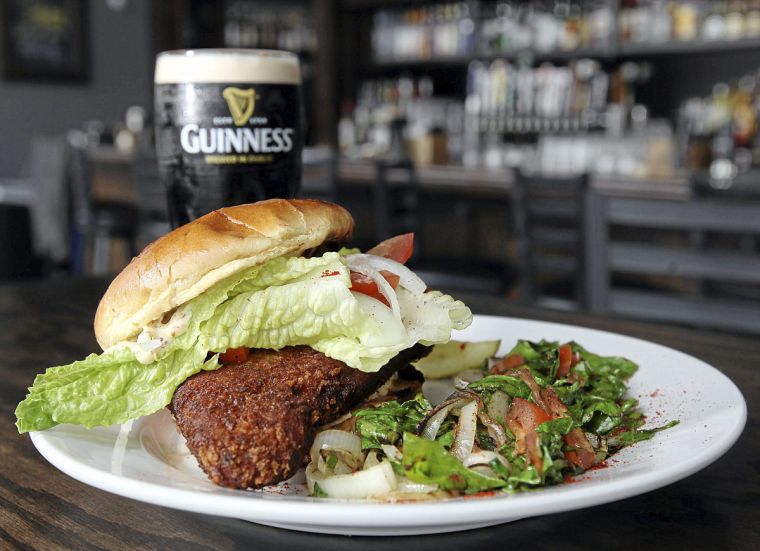 Lefty's on Greenwood's Midwest pork sandwich
